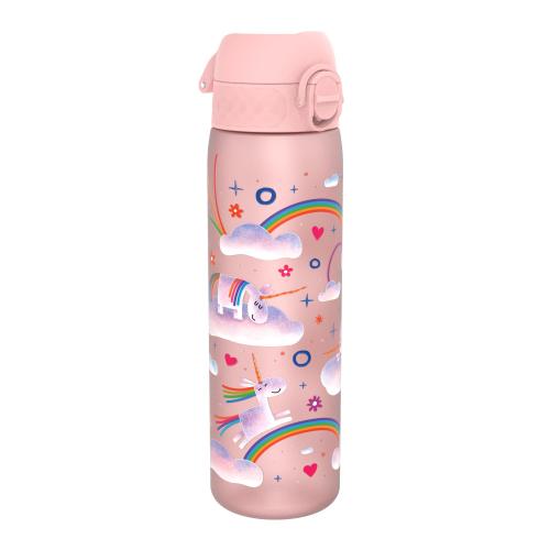 Sticla apa pentru copii Ion8 Unicorn Rainbows, recyclon, 500ml
