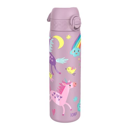 Sticla apa pentru copii Ion8 Unicorns Slim, inox, 600ml Sticla apa pentru copii Ion8 Unicorns Slim, inox, 600ml
