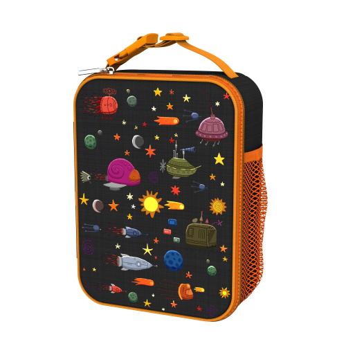 Geanta termoizolanta pentru pranz Ion8 Spaceships, 26.5 x 19.5 cm