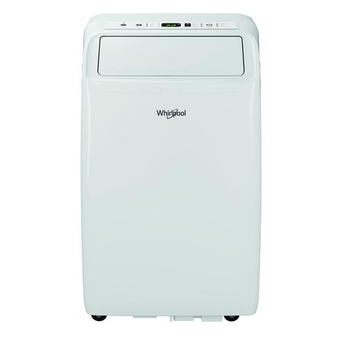 Aparat de aer conditionat portabil Whirlpool PACF212CO W, 12000 BTU, Clasa A, 3500 W, 20 mp, Auto-Curatare (Alb)