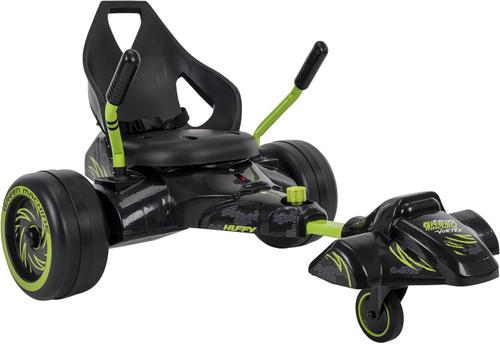 Kart electric pentru copii Huffy Green Machine Vortex baterie 12v, autonomie 30 minute, viteza 12km/h (Negru)