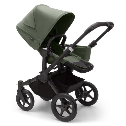 Carucior Bugaboo Donkey 5 Mono Black/Forest Green - 0 | YEO