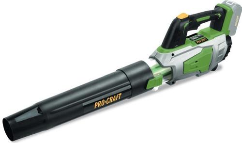 Suflanta pe acumulator ProCraft PB20, 20 V, 16000 rpm, 13.2 m3/min, Fara acumulator (Negru/Verde)