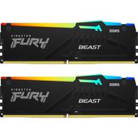 Memorie Kingston FURY Beast RGB 64GB DDR5 6000MHz CL30 Dual Channel Kit