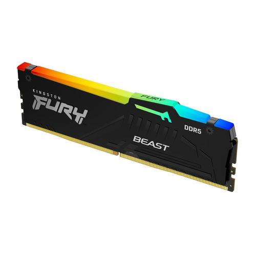 Memorie KINGSTON 16GB DDR5 6400MHz CL32 FURY Beast RGB