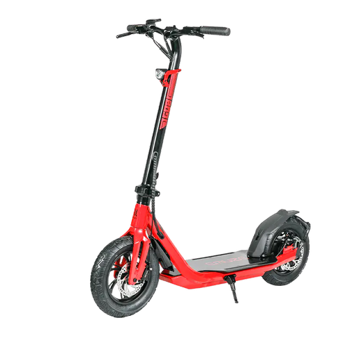 Trotineta electrica Emuze GO2, motor 850W, baterie 48V/15.6Ah, roti 12inch, viteza maxima 40 km/h, autonomie 45-60 km (Rosu)