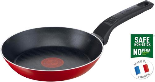 Tigaie Tefal Easy Clean B5720253, 20 cm, Aluminiu, Material antiaderent, Indicator de temperatura
