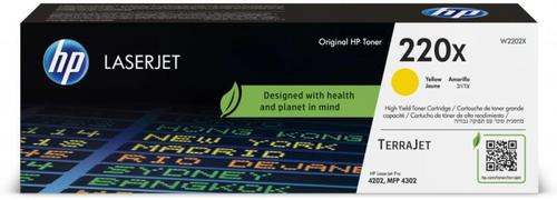 Toner Laserjet HP 220X W2202X, 5500 pagini (Galben)