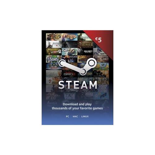 Valve STEAM WALLET 5 EURO (CD KEY)