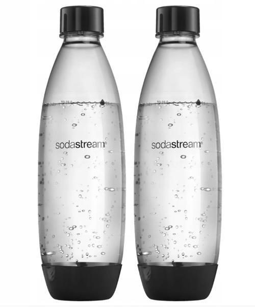 Set sticle Sodastream Fuse Twin Pack, 2x 1 l (Negru) Set sticle Sodastream Fuse Twin Pack, 2x 1 l (Negru)