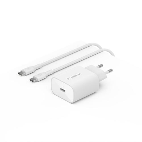Incarcator retea Belkin BOOST CHARGE 25w, 1 x  USB-C, PD (Alb)