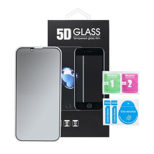 Protector de sticla 5D Privacy Omni pentru iPhone 14 Pro Max (Negru/Transparent)