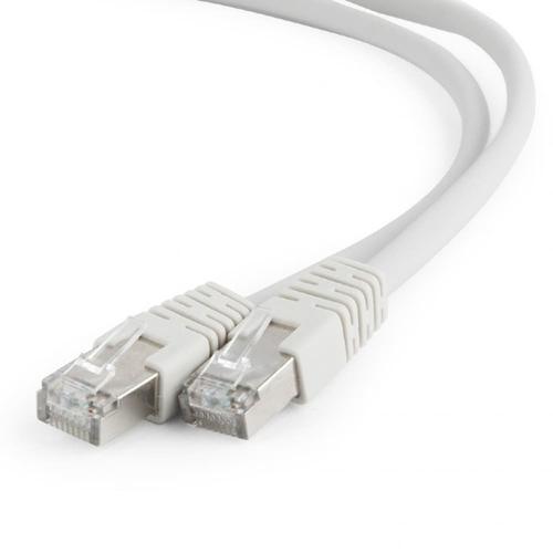 Cablu Patch cord S/FTP SPACER Cat6, cupru-aluminiu, 5 m, AWG26, Alb