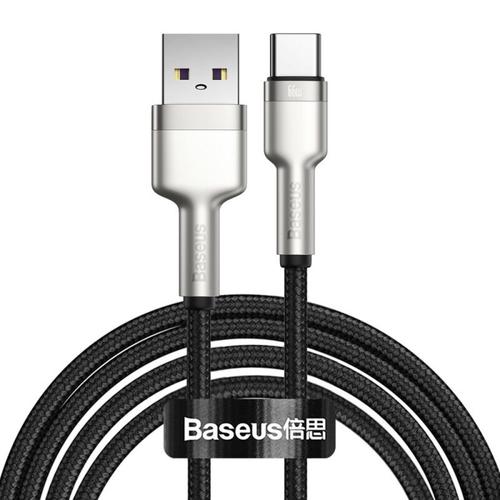 Cablu date si incarcare, Baseus, USB - USB-C, 2 m, Negru