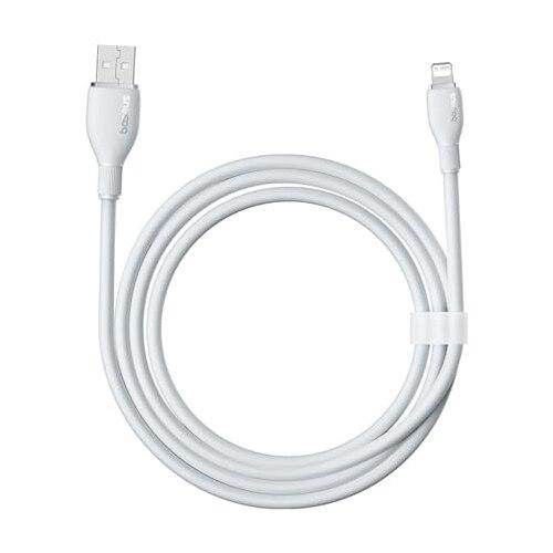 Cablu alimentare si date Baseus Pudding, Fast Charging Data Cable pentru smartphone, USB Type-C la USB Type-C 100W, 2m, Alb