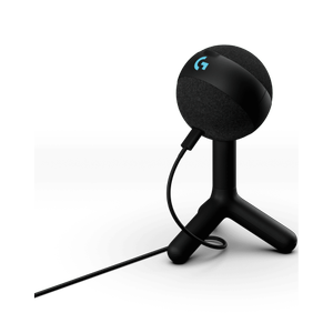 Microfon Gaming Logitech Yeti ORB, Lightsync RGB, USB, Negru