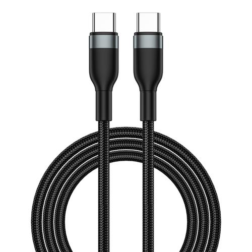 Cablu de date si incarcare WiWu Wi-C017, USB-C - USB-C , 100W, 1.2m (Negru)