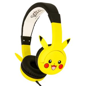 Casti Stereo OTL Pikachu, Pentru copii, Cu fir (Negru/Galben)