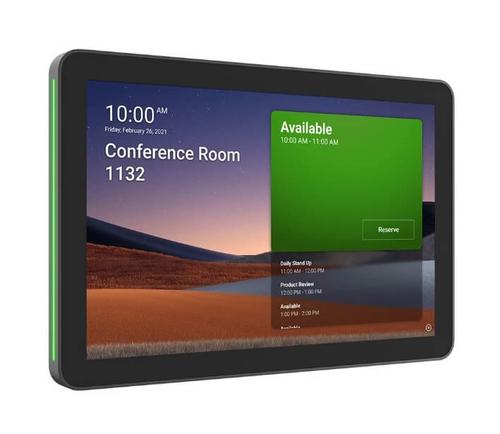 Planificator sedinte Logitech Tap Scheduler, Ecran touchscreen 10.1inch, Wireless, Ethernet 10/100 Mbps (Negru) - 0 | YEO