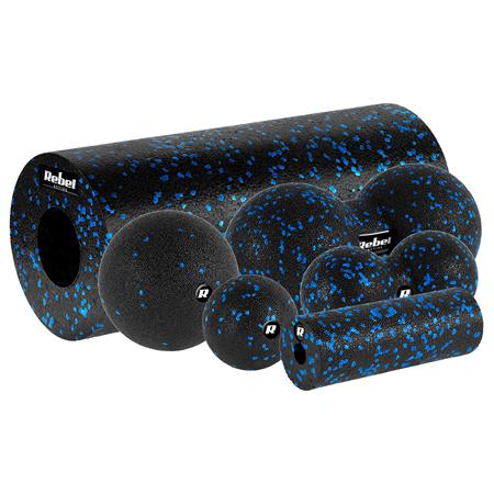 Set dublu rola masaj + minge + duoball REBEL ACTIVE RBA-3054-S6, material EPP