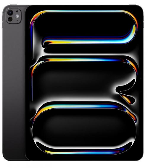 Tableta Apple iPad Pro 13 (2024) + Cellular, Procesor Apple M4, Ultra Retina 13inch, 8GB RAM, 512GB Flash, 12MP, LiDAR, Wi-Fi, Bluetooth, 5G, iPadOS (Negru)