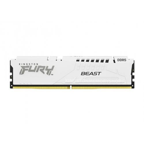 Memorie Kingston FURY Beast White, 16 GB, DDR5, EXPO, 6000 MHz, CL30