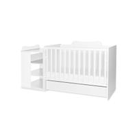 Patut modular multifunctional Lorelli Multi, 5 configurari diferite, 190 x 72 cm, Alb