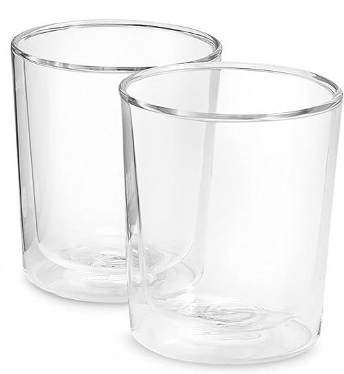 Set 2 pahare De\'Longhi DLSC318, 400 ml, Perete dublu, Sticla borosilicata (Transparent)