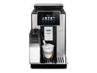Espressor automat De'Longhi PrimaDonna SOUL ECAM 610.55.SB, Carafa pentru lapte, Sistem LatteCrema, Rasnita cu tehnologie Bean Adapt, Coffee Link App, 1450 W, 19 bar, 2.2 l, Capacitate boabe 500 g (Negru/Argintiu)