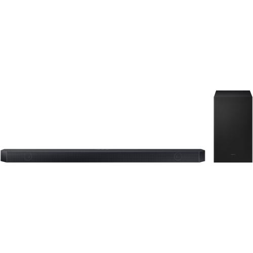 Soundbar Samsung HW-Q700D, 3.1.2, 320W, Bluetooth, Wi-Fi, Subwoofer wireless, Dolby Atmos (Negru)