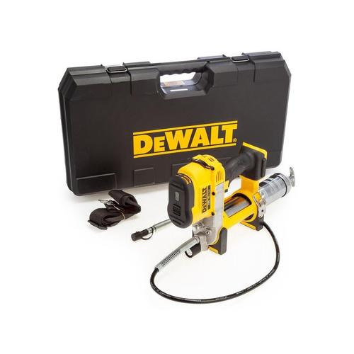 Pistol pentru lubrifiere cu acumulator LI-ION XR de 18V fara acumulatori si incarcator, DeWALT