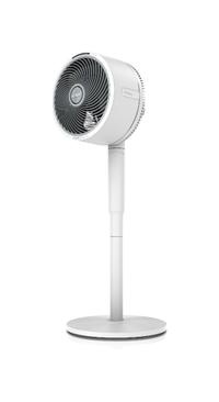 Ventilator cu picior Shark FA220EU FlexBreeze 12 in 1, 5 viteze, Oscilare la 180 de grade, Autonomie 24 ore (Alb)