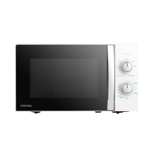 Cuptor cu microunde Toshiba MWP-MM20PWH, 20 l, 700 W, Timer, Control mecanic, Iluminare LED (Alb)