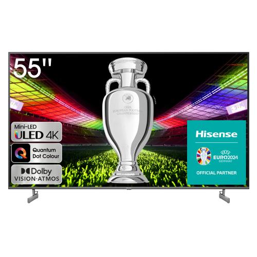 Televizor Mini-LED ULED Hisense 139 cm (55inch) 55U6KQ, Ultra HD 4K, Smart TV, WiFi, CI+ Televizor Mini-LED ULED Hisense 139 cm (55inch) 55U6KQ, Ultra HD 4K, Smart TV, WiFi, CI+