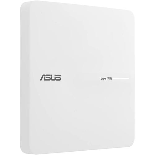 Access Point Asus ExpoertWiFi EBA63 AX3000, Dual Band, Quad-Core 1.7 GHz CPU, 256MB/512MB Flash/RAM, Gigabit, PoE & PoE+, Montare perete/tavan (Alb) - 0 | YEO