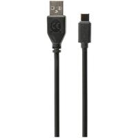 Cablu alimentare si date Gembird CCP-USB2-AMCM-10, USB 2.0 (T) la USB 2.0 Type-C (T), 3m, Negru