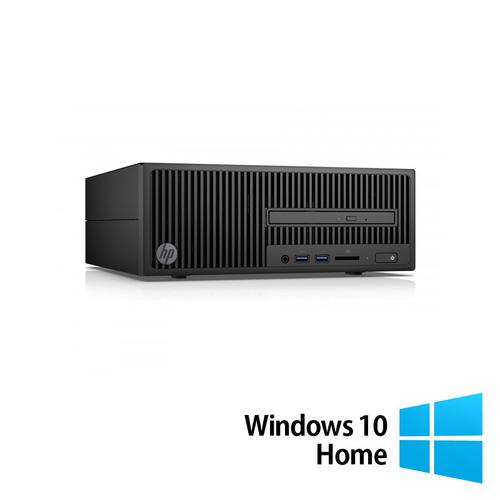 Calculator Sistem PC Refurbished HP 280 G2 SFF, Intel Pentium G4400 3.30GHz, 8GB DDR4, 500GB HDD, DVD-ROM + Windows 10 Home
