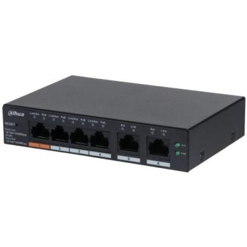 Switch cu 6 porturi 4 porturi PoE Gigabit Cloud Management Dahua CS4006-4GT-60 Switch cu 6 porturi 4 porturi PoE Gigabit Cloud Management Dahua CS4006-4GT-60