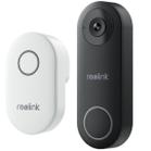 Sonerie inteligenta cu camera Reolink D340W, 5MP, 2506x1920, detectie miscare, IP65, Wireless (Negru/Alb)