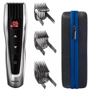 Aparat de tuns Philips HC9420/15, Autonomie 120 minute, 3 piepteni reglabili (Negru/Argintiu)