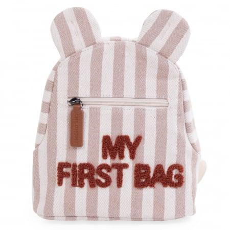 Rucsac pentru copii Childhome My First Bag Nude (Alb)