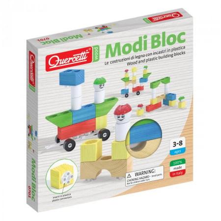Joc Constructie Quercetti Modi Bloc, 18 piese Joc Constructie Quercetti Modi Bloc, 18 piese
