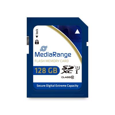 Card de memorie MediaRange MR969, 128GB, SDXC, Clasa 10, UHS-1