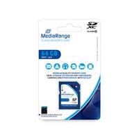 Card de memorie MediaRange MR965, 64GB, SDXC, Clasa 10