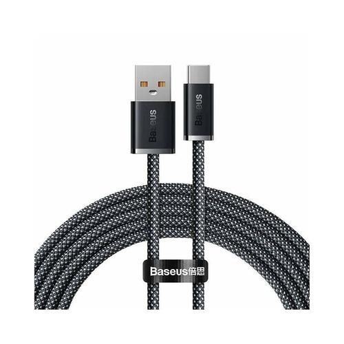 Cablu de date Baseus Dynamic Series, USB la USB-C, 100W, Fast Charging, 2m, Gri