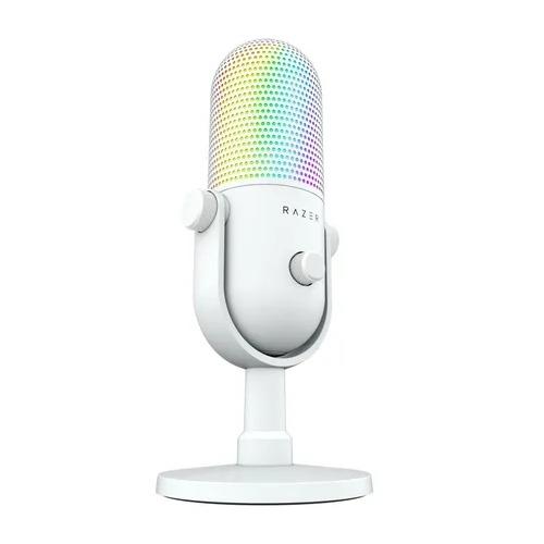 Microfon Razer Seiren V3 Chroma RGB, Cu fir (Alb)
