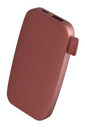 Acumulator extern Fresh\'n Rebel 215328, 6000 mAh, UBS-A, USB Type-C (Rosu)