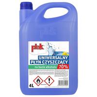 Solutie igienizare suprafete PLAK PLAK70U4, alcool 70 %, recipient 4 litri