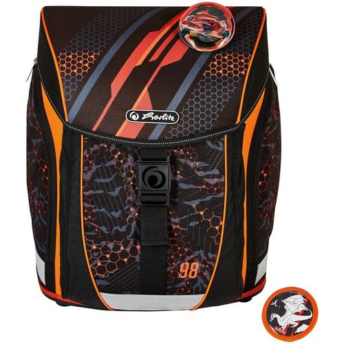 Ghiozdan neechipat Herlitz  FiloLight motiv Speed, dimensiune 38 x 32 x 22 cm