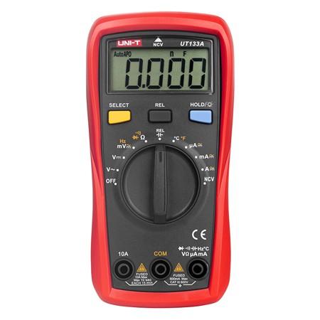 Multimetru universal UNI-T UT133A Functie NCV Ecran LCD retroiluminat